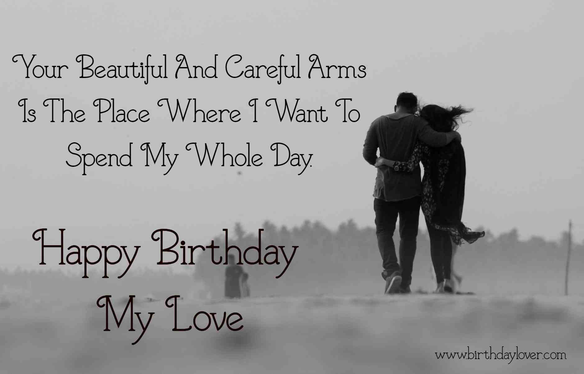 Happy Birthday Quotes With Pictures
 Birthday Wishes For Lover Romantic Cute Funny