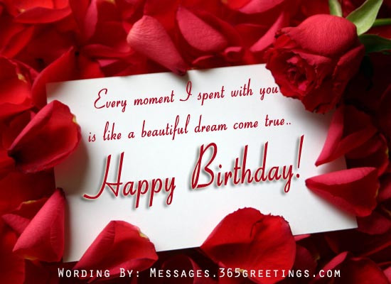 Happy Birthday Romantic Quotes
 Romantic Birthday Wishes 365greetings