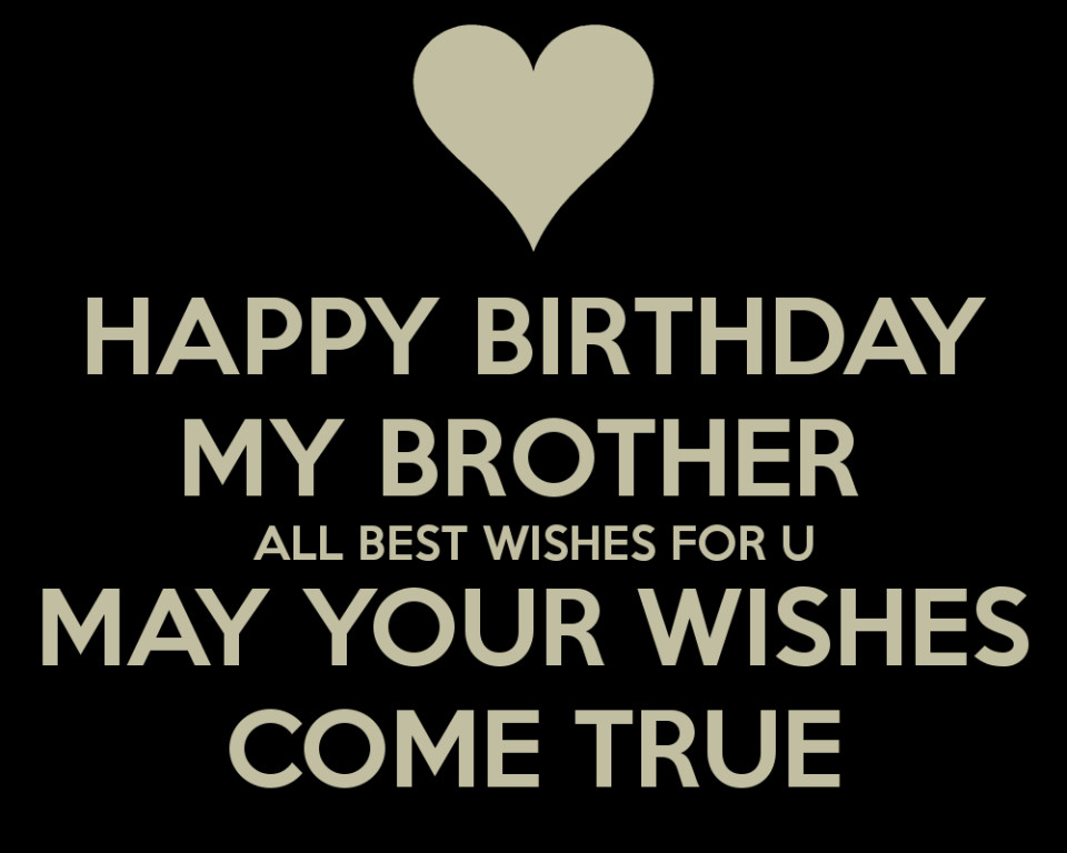 Happy Birthday Wishes Brother
 Birthday Wishes for Brother Graphics