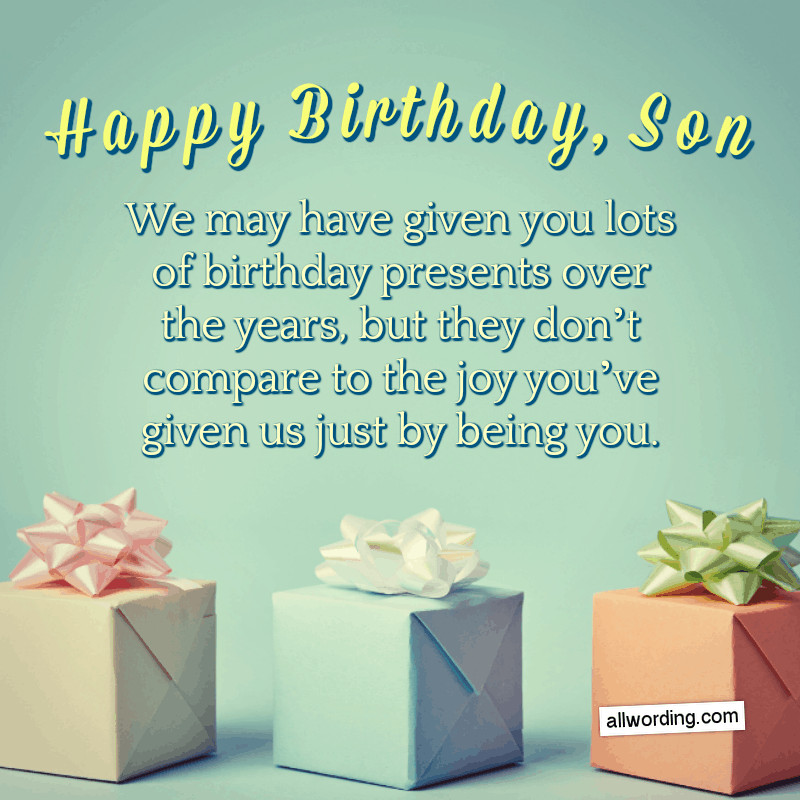 Happy Birthday Wishes For A Son
 Happy Birthday Son 50 Birthday Wishes For Your Boy