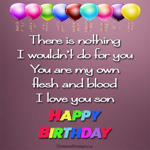 Happy Birthday Wishes For A Son
 Top 100 Birthday Wishes for Son Occasions Messages