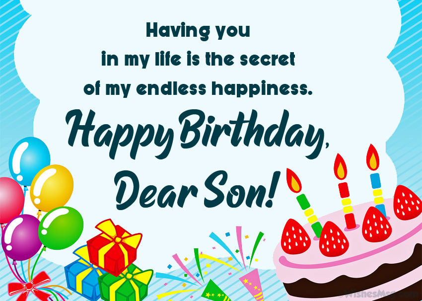 Happy Birthday Wishes For A Son
 60 Birthday Wishes for Son Happy Birthday Son