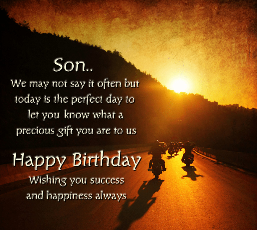 Happy Birthday Wishes For Son
 Awesome 50 Birthday Wishes For Beloved Son 2016 Birthday