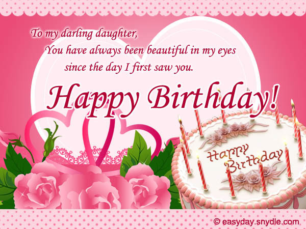 Happy Birthday Wishes To My Daughter
 Birthday Messages for Your Daughter – Easyday