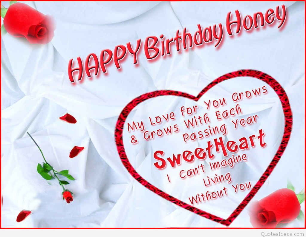 Happy Birthday Wishes To My Love
 Romantic Birthday Wishes and Messages for your Wife