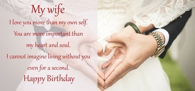 Happy Birthday Wishes To Wife
 Happy Birthday Wishes for Wife Romantic Birthday Wishes