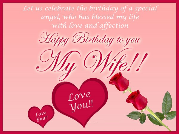 Happy Birthday Wishes To Wife
 Happy Birthday Wishes for Wife with images Quotes and