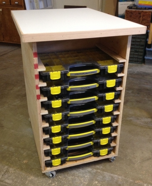 Harbor Freight Garage Organizer
 Fascinating Garage Shop Storage Bins For Small Parts Nuts