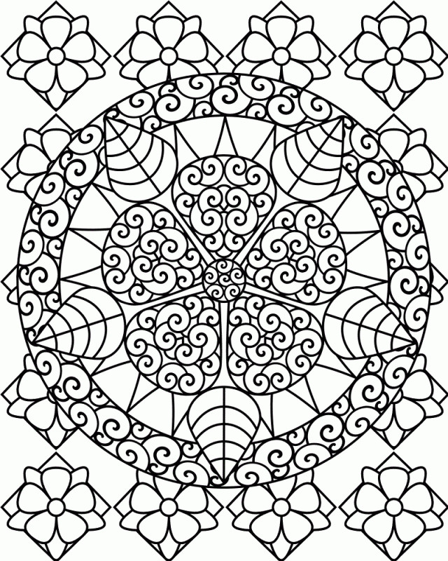 Hard Coloring Pages Printable
 Printable Difficult Coloring Pages Coloring Home