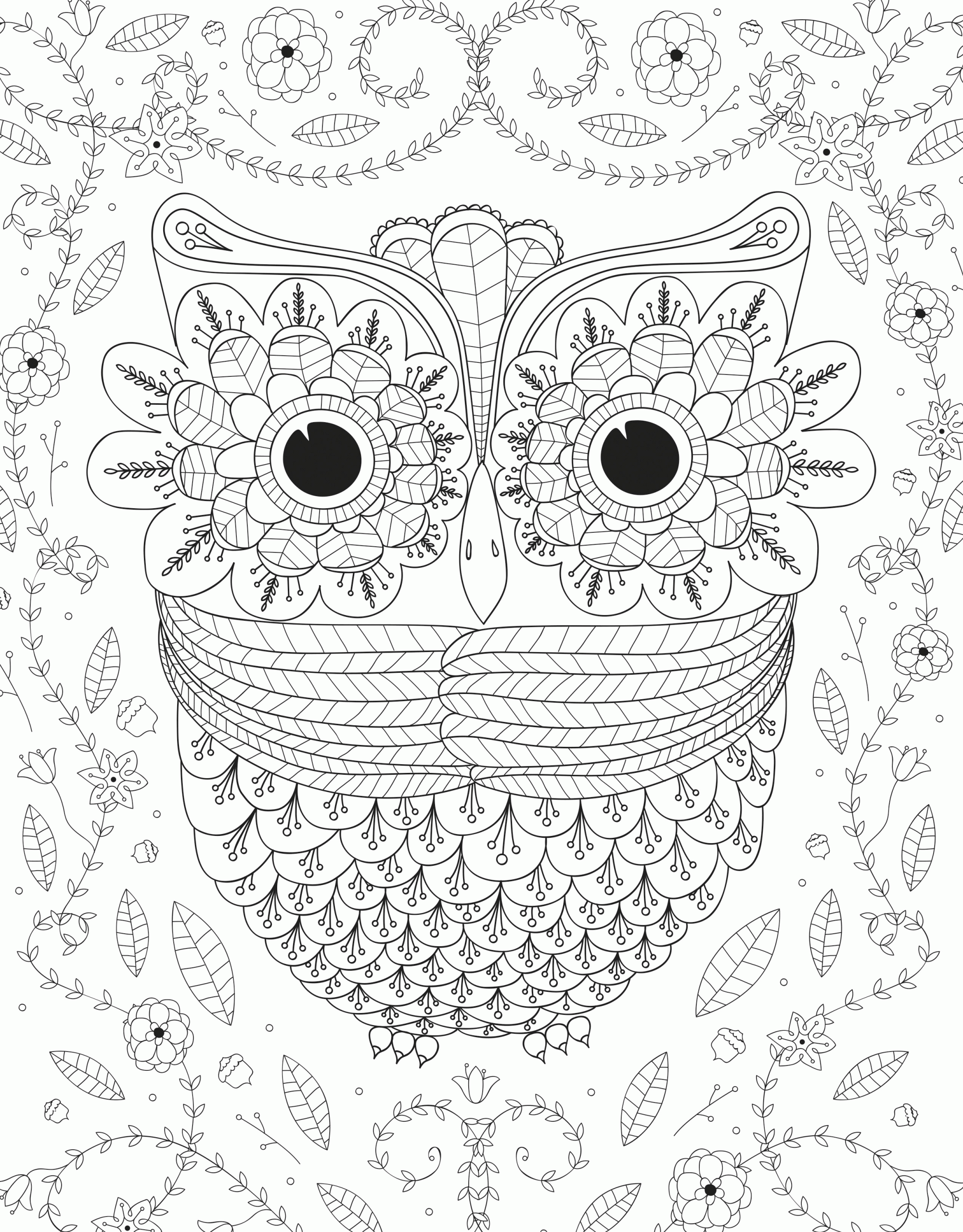 Hard Coloring Pages Printable
 Printable Difficult Coloring Pages Coloring Home