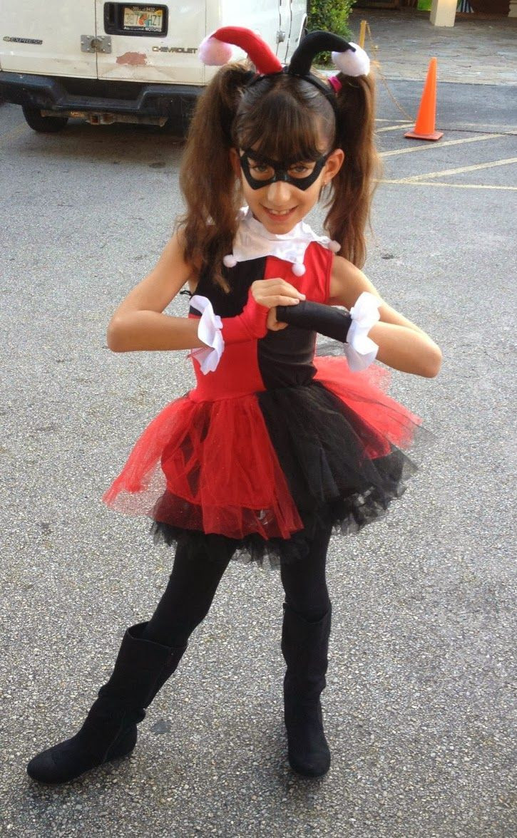 Harley Quinn Costume For Kids DIY
 Pin on Halloween