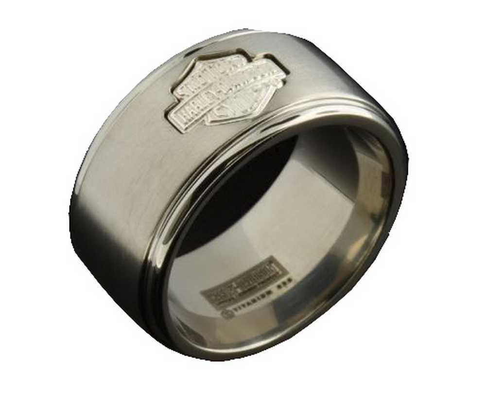 Harley Wedding Bands
 Harley Davidson Stamper Men s Grooved Bar & Shield