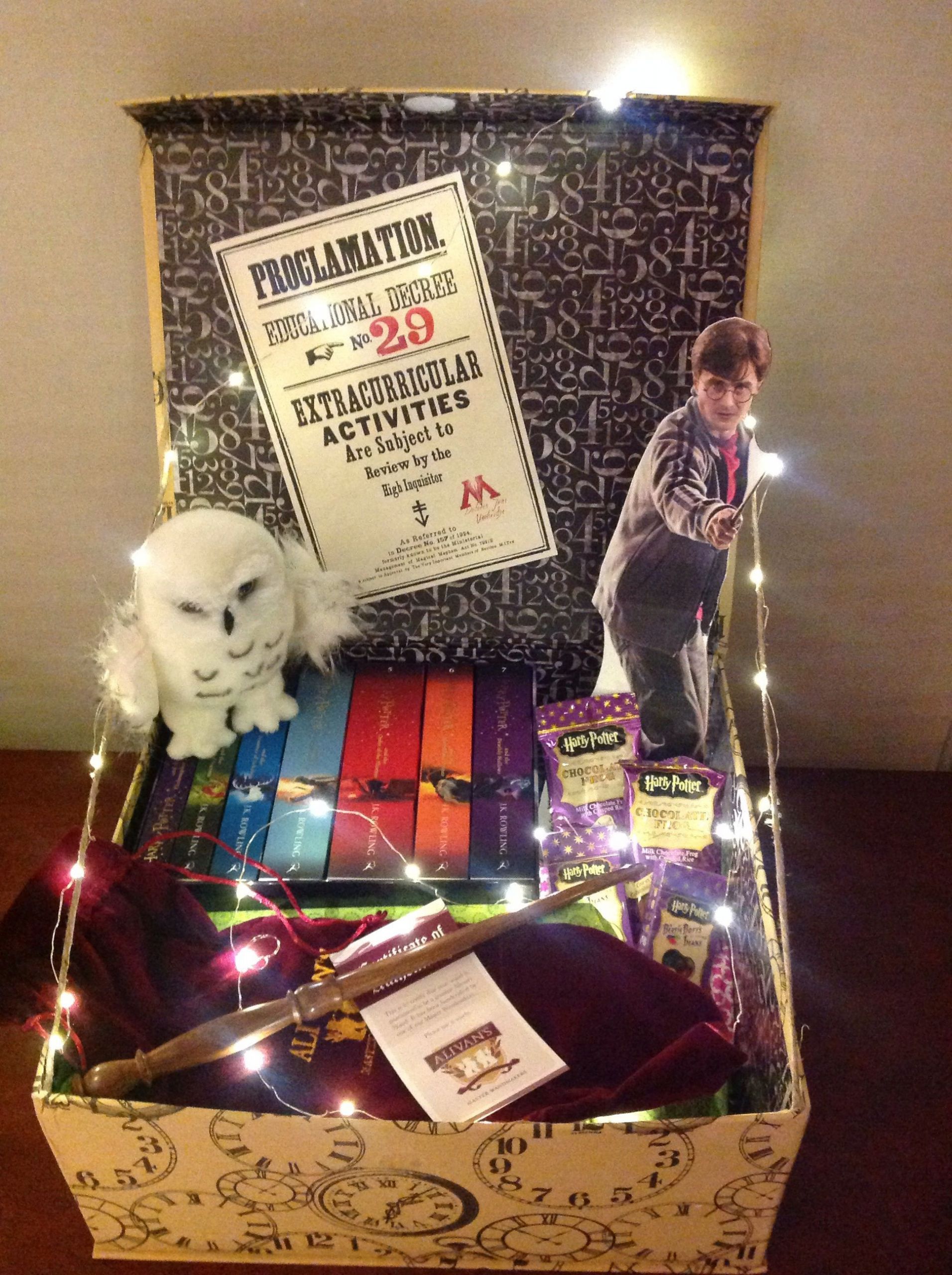 Harry Potter Baby Gift Ideas
 Harry Potter silent auction basket