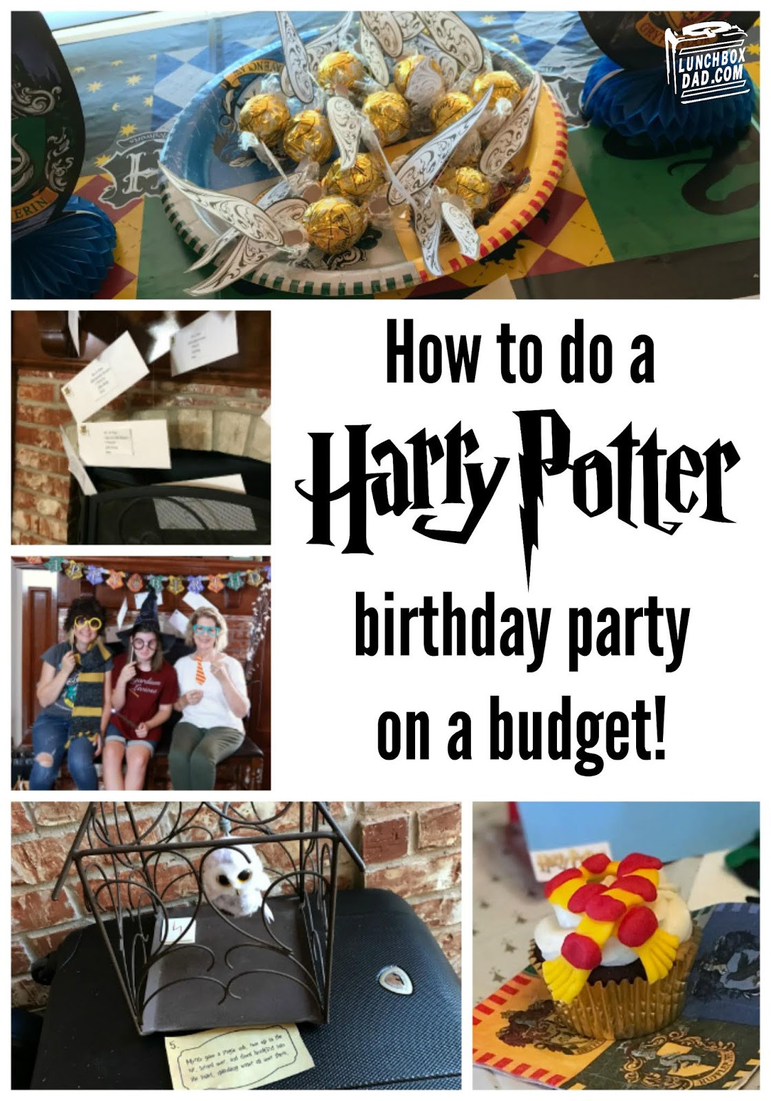Harry Potter Birthday Party
 Lunchbox Dad Harry Potter Birthday Party Ideas on a Bud