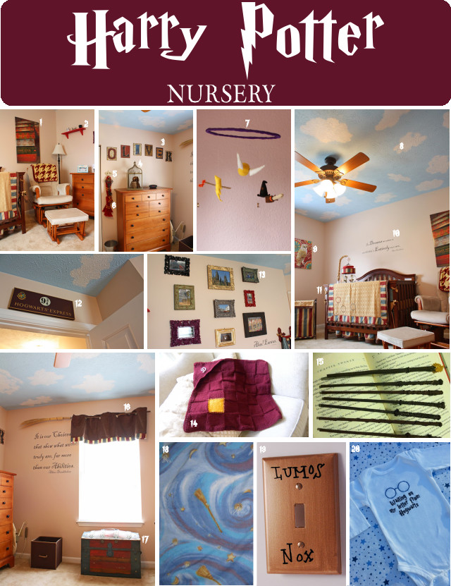 Harry Potter Kids Room
 DIY Harry Potter Nursery for children s first bedroom