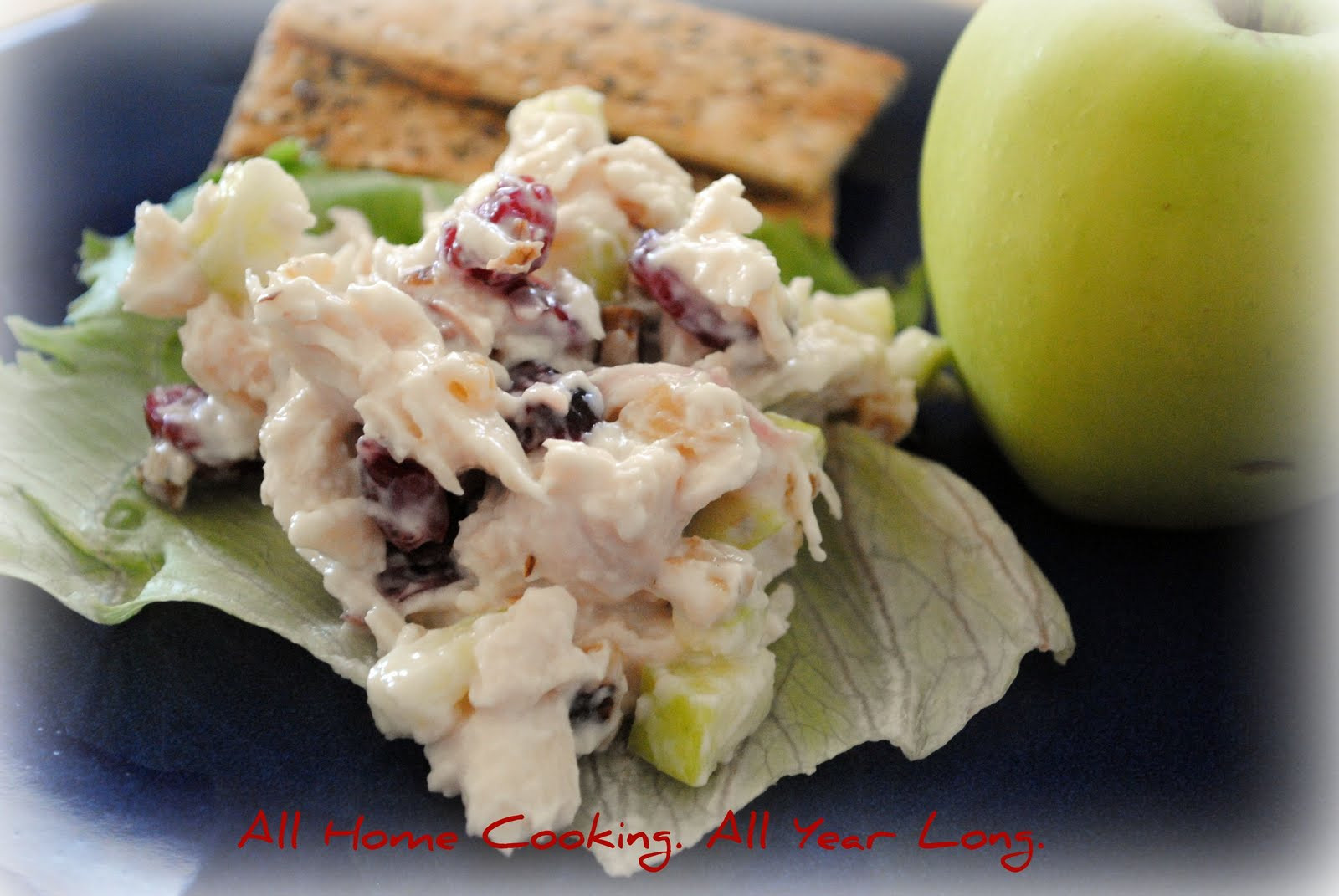 Harvest Chicken Salad
 All Home Cooking Weight Watchers Style Harvest Chicken Salad