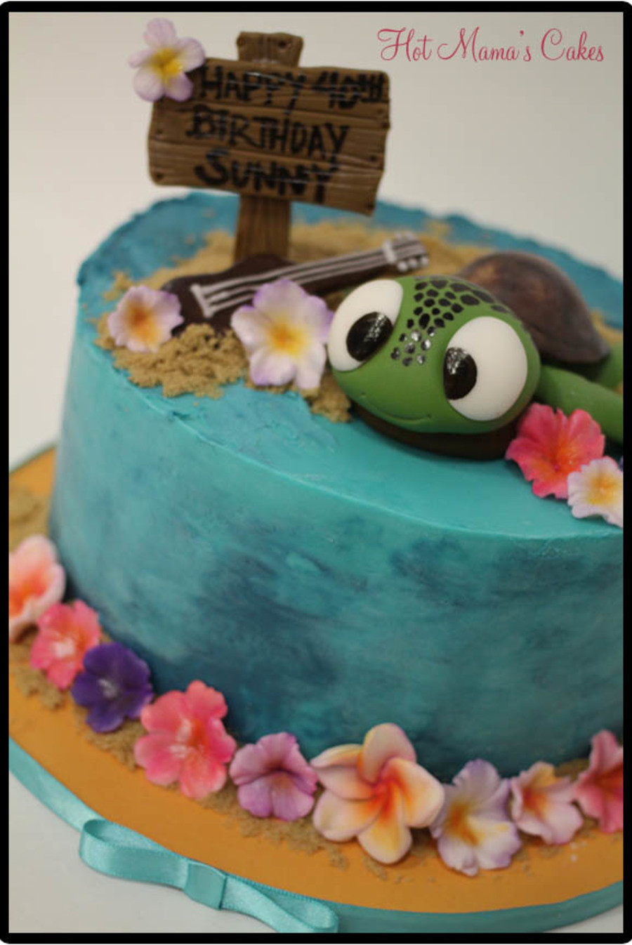 Hawaii Birthday Cake
 Hawaiian Themed Birthday Cake CakeCentral