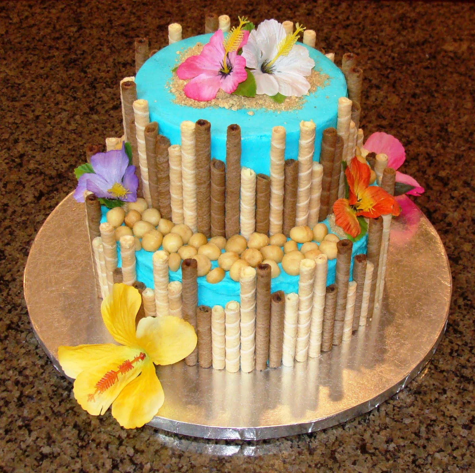 Hawaii Birthday Cake
 Meredith s Confections