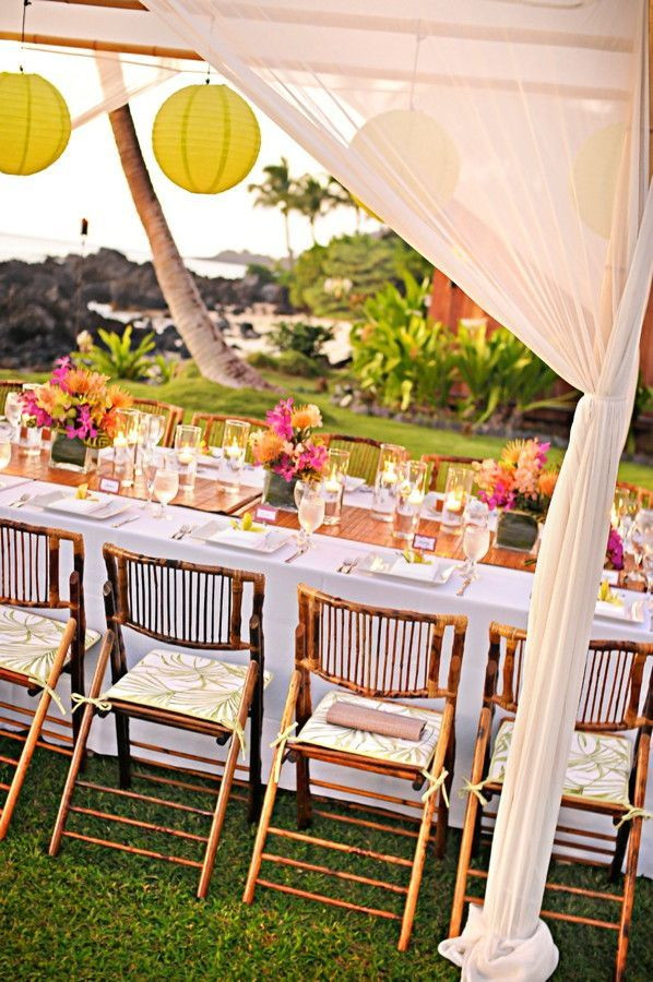 Hawaiian Wedding Theme
 Pull f a Hawaiian Luau Wedding Reception Anywhere — With