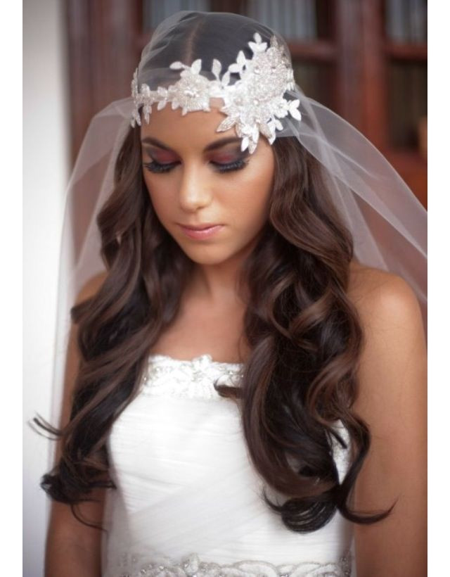 Headband Wedding Veil
 17 best images about Veils & Headpieces on Pinterest