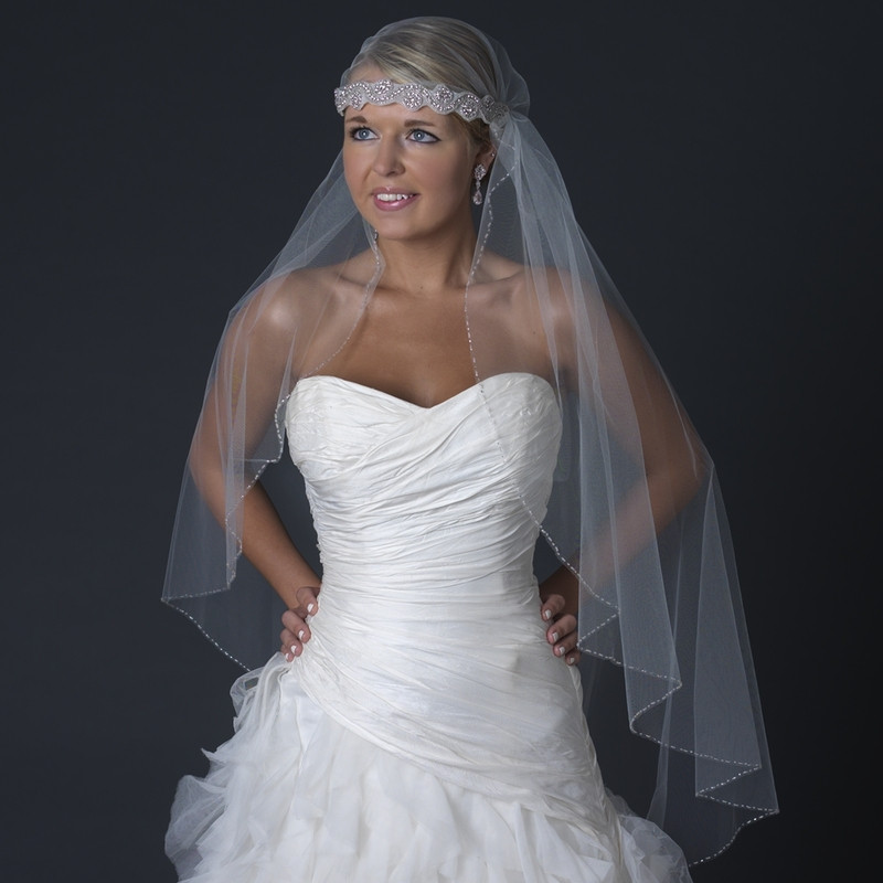 Headband Wedding Veil
 Victorian Style Headband Wedding Veil