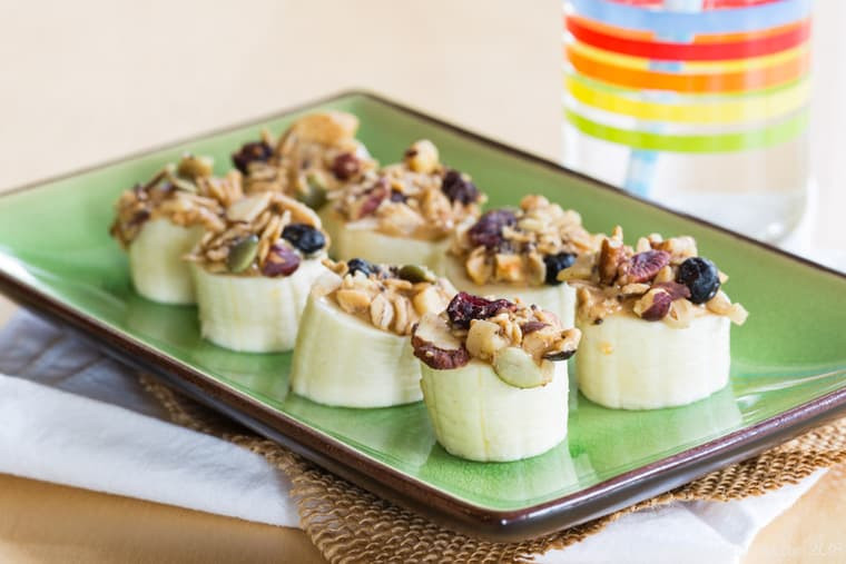 Healthy Banana Snacks
 Easy Peanut Butter Banana Snacks 3 Ingre nts