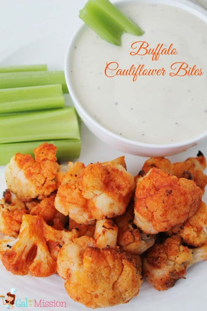 Healthy Buffalo Cauliflower
 Healthy Buffalo Cauliflower Bites Gal on a Mission