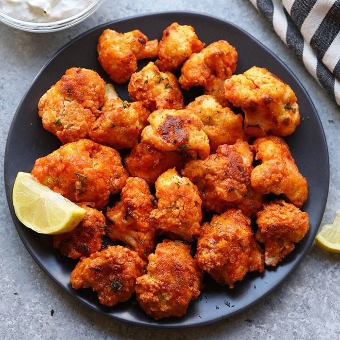 Healthy Buffalo Cauliflower
 Healthy Buffalo Cauliflower Wings Gluten Free Fit