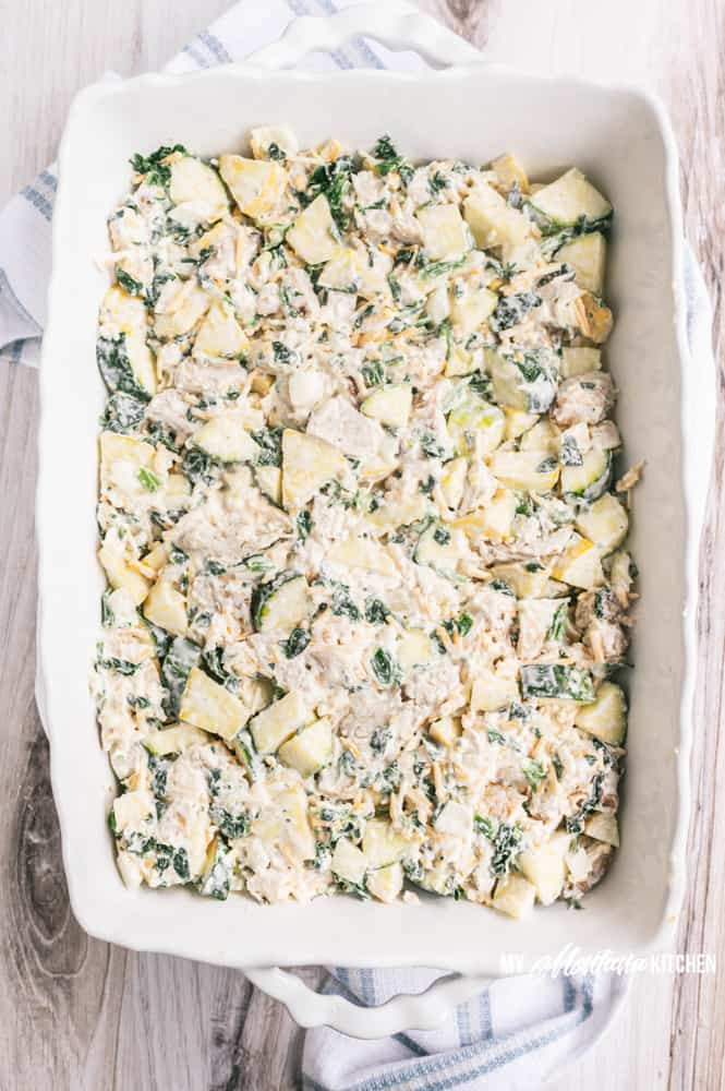 Healthy Chicken Casserole Low Carb
 Cheesy Chicken Ve able Casserole Easy Healthy Keto