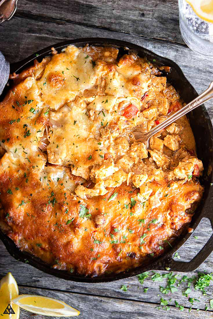 Healthy Chicken Casserole Low Carb
 Low Carb Mexican Chicken Casserole — Extra Cheesy Delicious