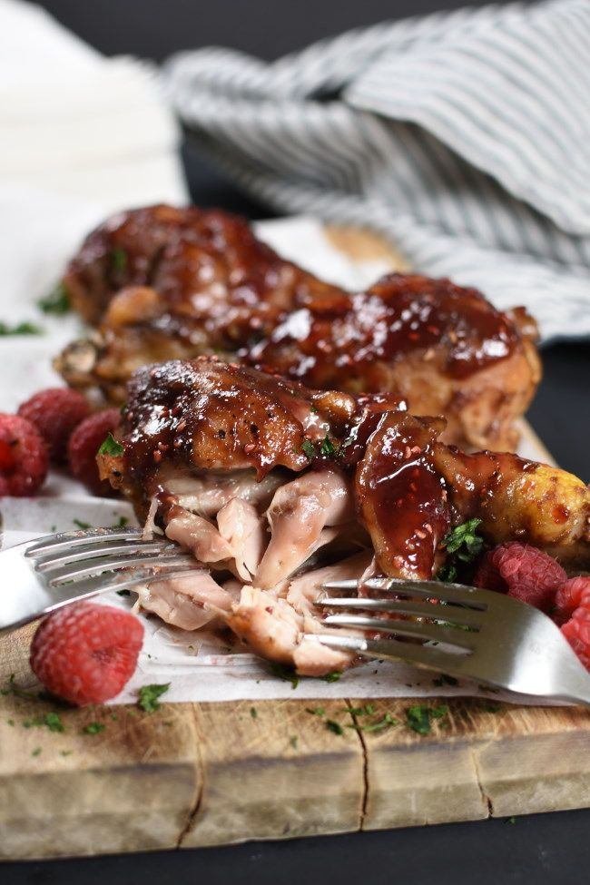 Healthy Chicken Drumstick Slow Cooker Recipes
 Slow Cooker Raspberry Chicken Drumsticks an easy and