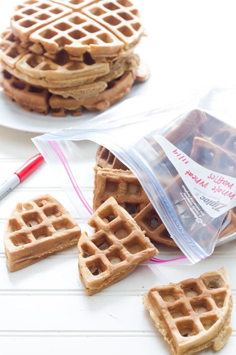 Healthy Frozen Waffles
 Whole Wheat Frozen Waffles