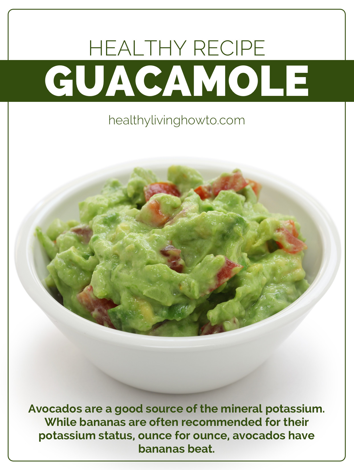 Healthy Guacamole Recipe
 Healthy Recipe Guacamole
