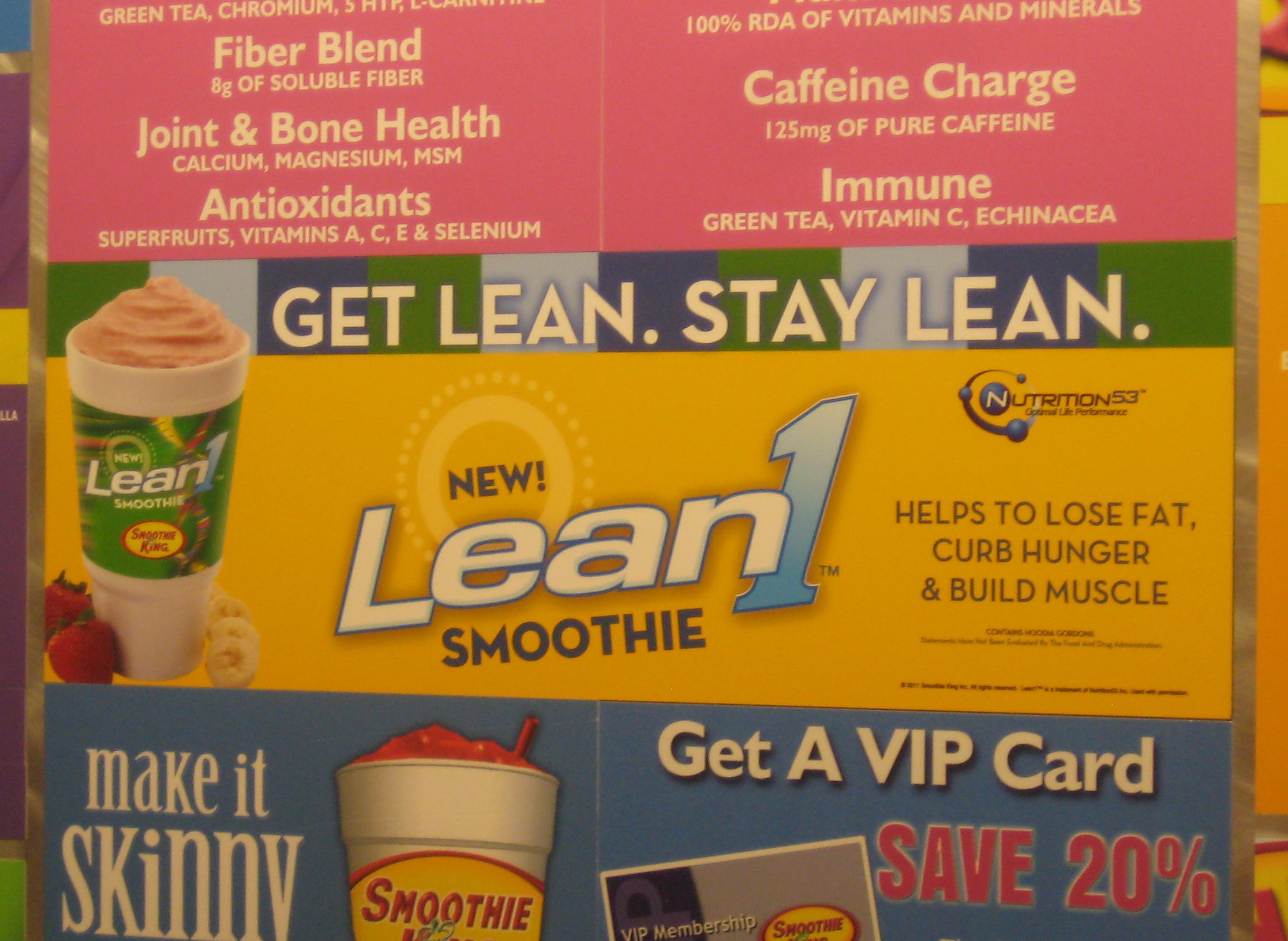 Healthy Smoothies At Smoothie King
 Food Find Smoothie King s New Lean1 Smoothie The Mighty Rib