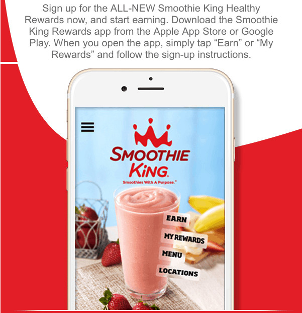 Healthy Smoothies At Smoothie King
 Smoothie King Coupons Free Smoothies and More Cha