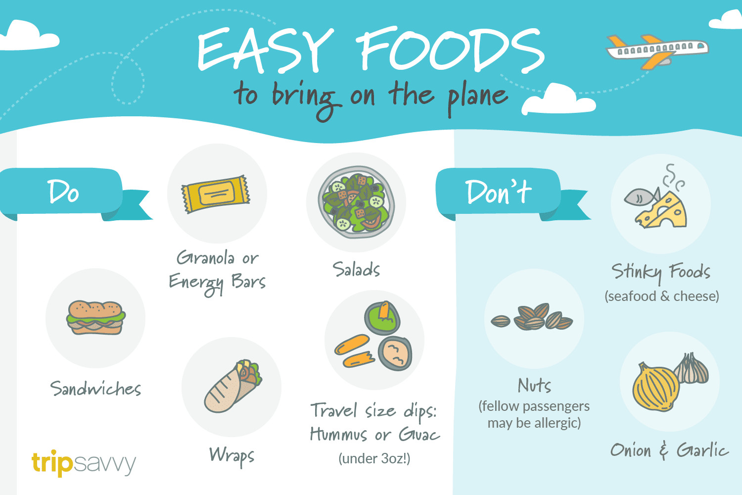 Healthy Snacks For International Flights
 Take Your Own Food on Your Next Airplane Flight