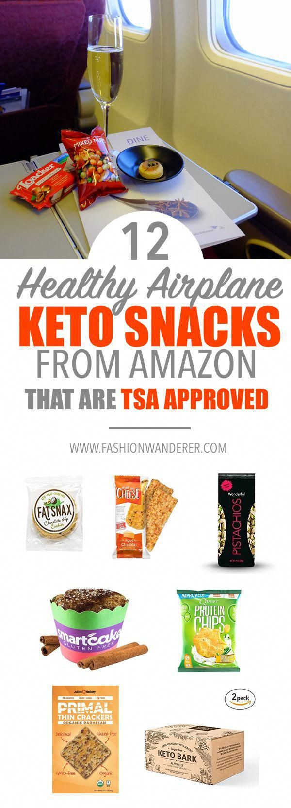 Healthy Snacks For International Flights
 These healthy airplane Keto snacks from Amazon that are