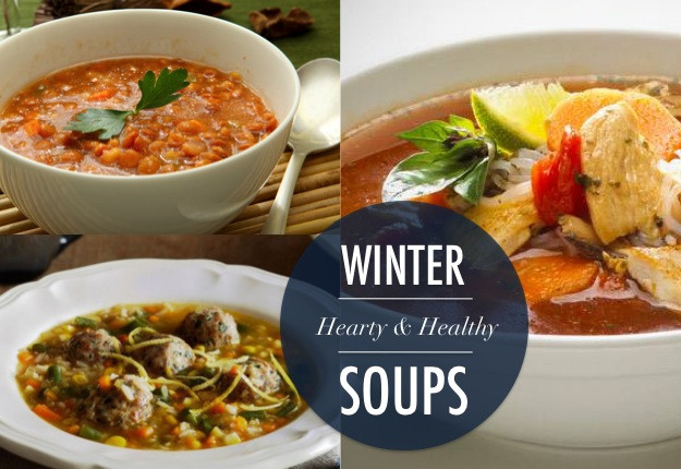 Healthy Winter Soups
 Hearty & Healthy WINTER SOUPS you can cook up right now