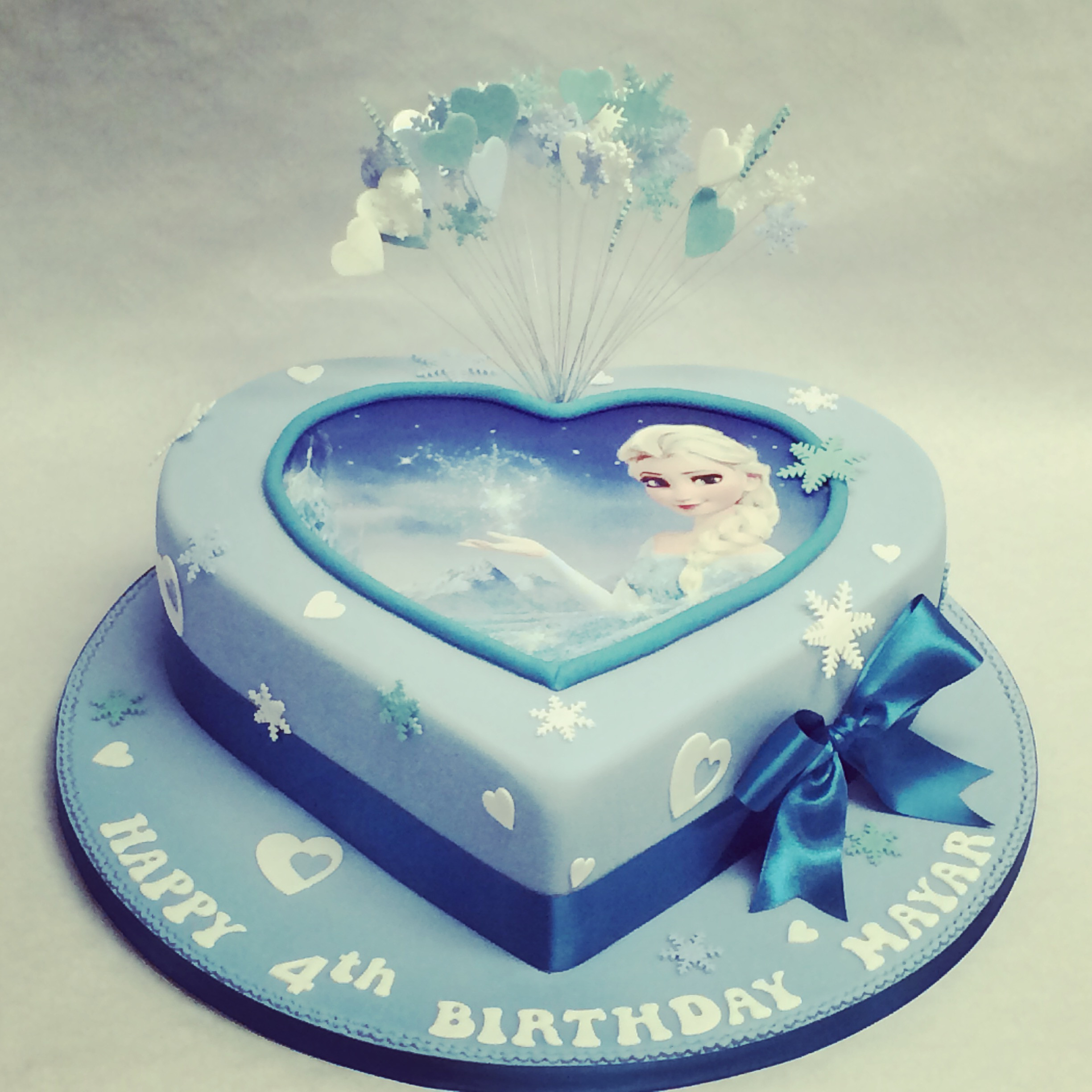 Heart Birthday Cake
 12" Heart Shaped Frozen Cake Children s Birthday Cakes