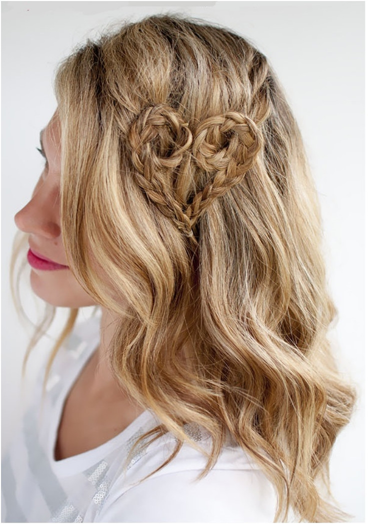 Heart Braids Hairstyles
 Top 10 Valentine Heart Shaped Hairstyles Top Inspired
