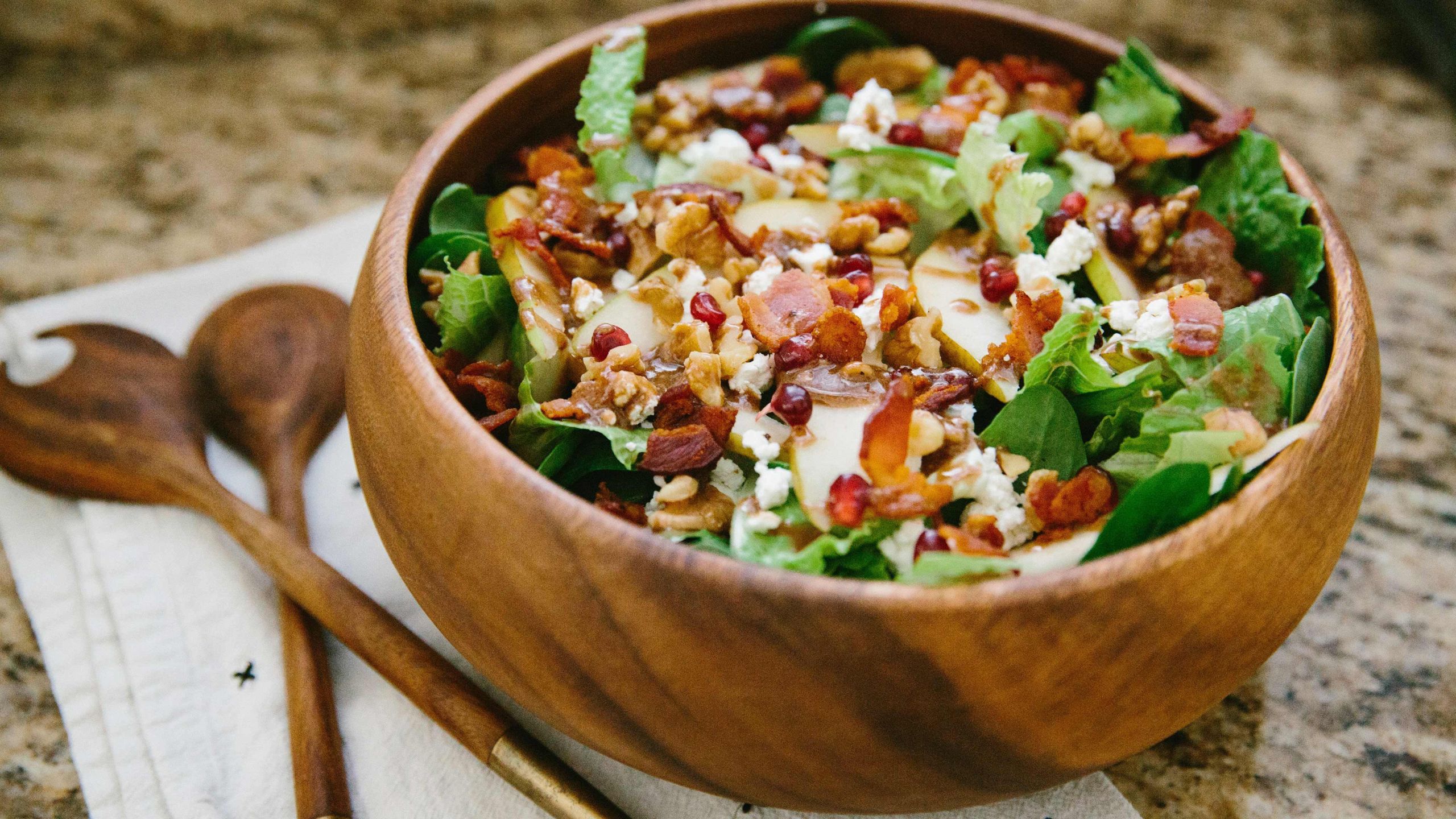 Heart Healthy Winter Recipes
 Bacon Berry Winter Salad Recipe