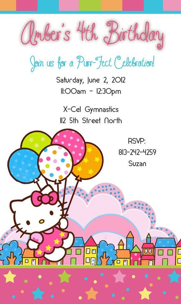 Hello Kitty Birthday Invitations
 Enjoy the quality designed Hello Kitty birthday