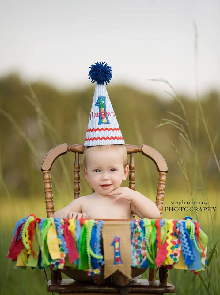 High Chair Decorations 1st Birthday Boy
 Harrison s Very Hungry Caterpillar 1st Birthday Project