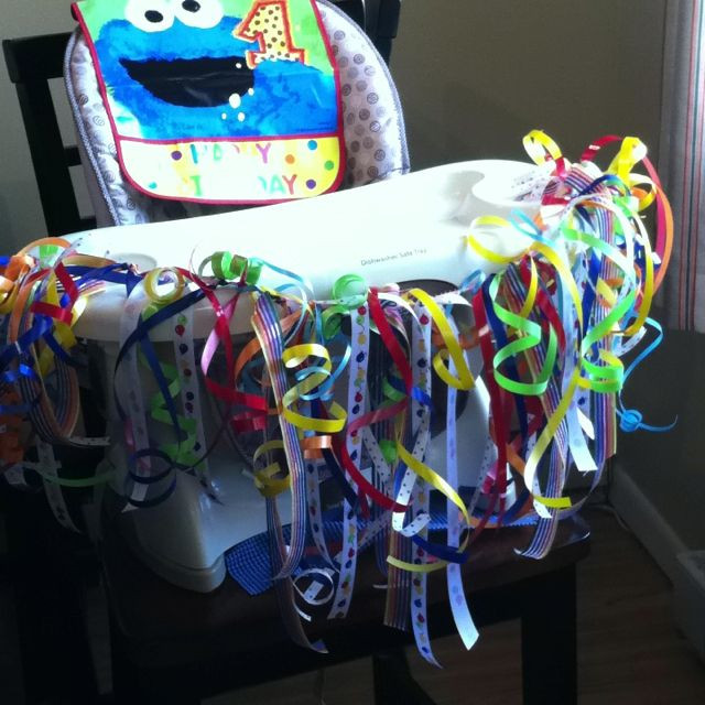 High Chair Decorations For 1st Birthday
 First birthday high chair decoration