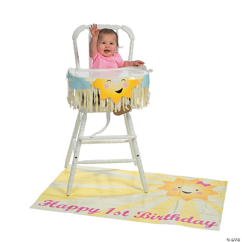 High Chair Decorations For 1st Birthday
 You Are My Sunshine 1st Birthday High Chair Decorating Kit