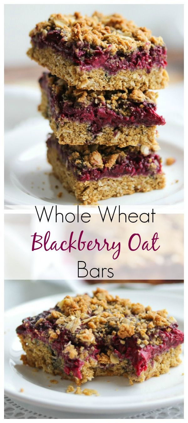 High Fiber Bars Recipes
 Whole Wheat Blackberry Oat Bars Recipe