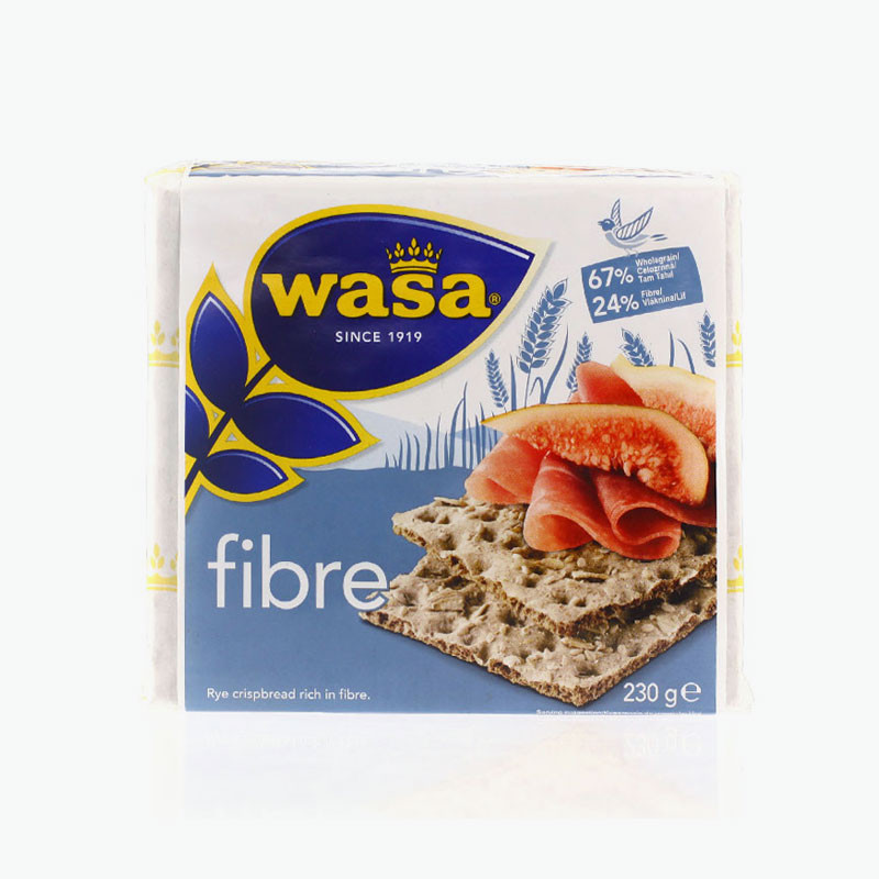 High Fiber Crackers
 Wasa Fibre Crackers 230g