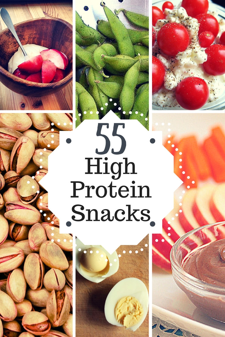 High Protein Snacks Recipes
 55 High Protein Snacks • PDF Infographic • Healthy Happy