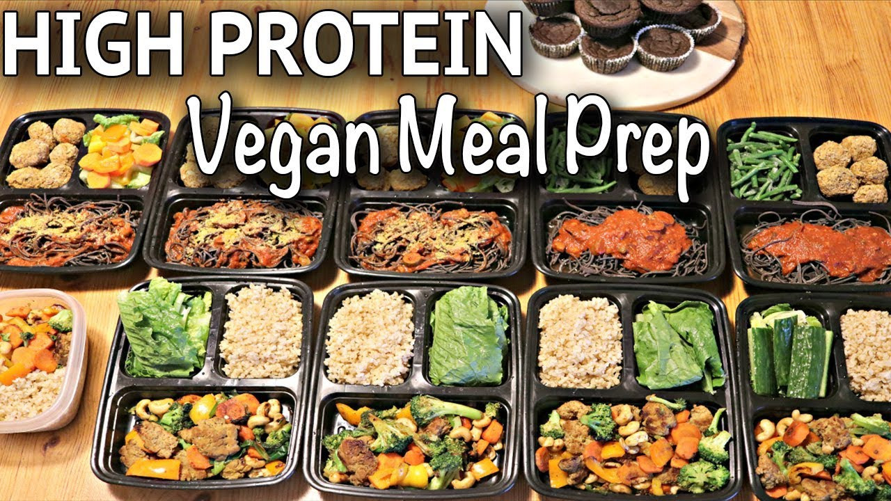 High Protein Vegetarian Recipes
 VEGAN MEAL PREP FOR THE WEEK HIGH PROTEIN gluten free