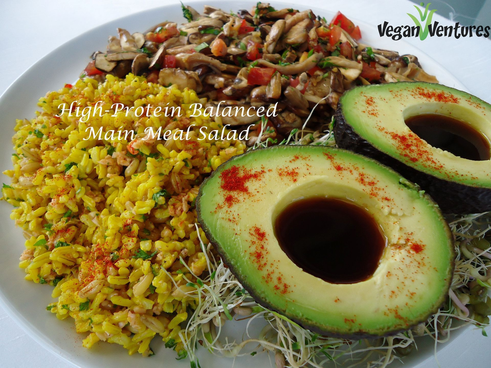 High Protein Vegetarian Recipes Main Dish
 High Protein Balanced Main Meal Salad Another